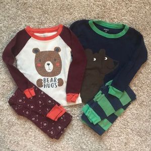 Bear pajama sets (24m)